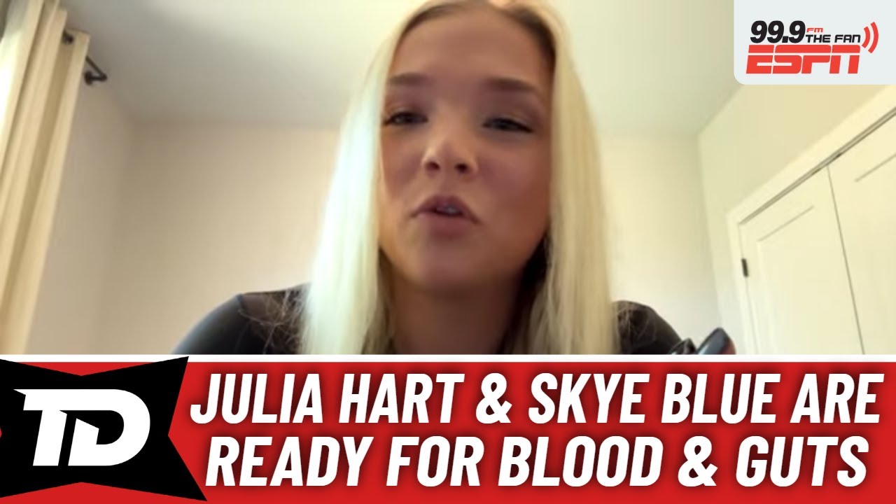 Как Скай Блю и Джулия Харт готовятся к AEW Blood & Guts?