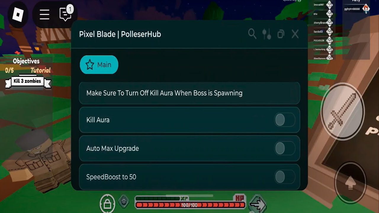 Pixel blade script – (Kill Aura, Auto Max Upgrade) - YouTube