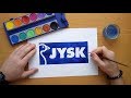 How to draw the jysk logo