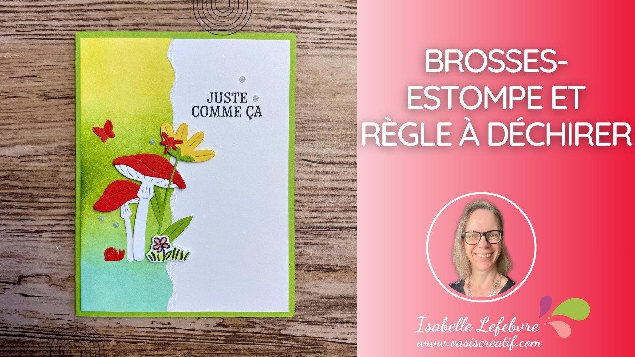 Brosses-estompe et règle à déchirer