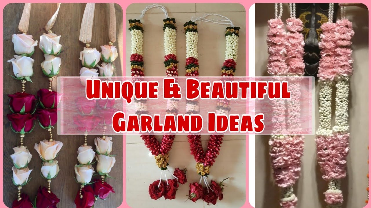 Wedding Garland Collection New Fresh Wedding Garlands Varmala YouTube