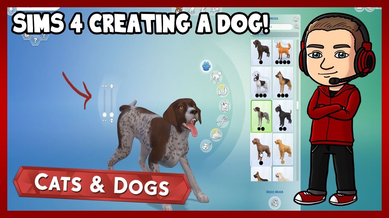 Sims 4 Cats And Dogs Creating A Dog Youtube