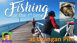 Fishing for the 1st time in Urangan Pier