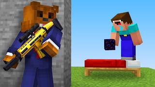 Minecraft Bedwars, But I Secretly Added Guns..