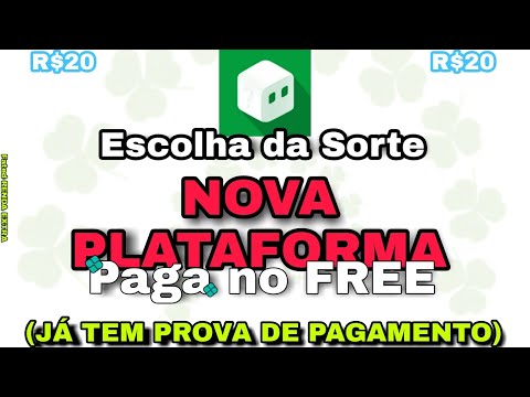 PLATAFORMA Escolha da sorte? PAGANDO NO FREE (Lançada recentemente)