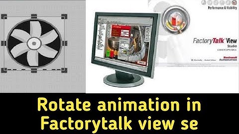 How to create Rotate animation in Factorytalk view se Rockwell