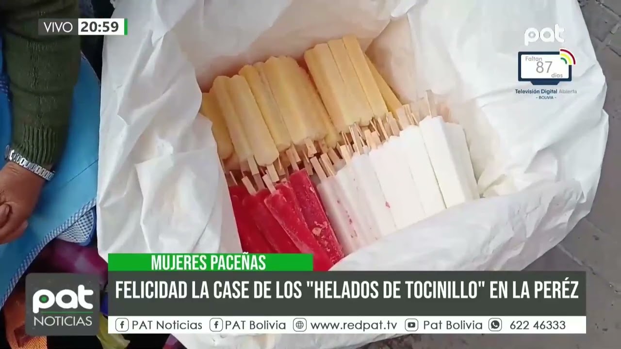 Mujeres paceñas preservan tradición del tocinillo rumbo al 8 de marzo