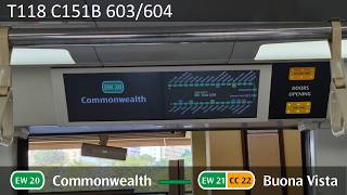 (DRMD Finally Updated) SMRT C151B 603/604 --- [Commonwealth ➔ Buona Vista]