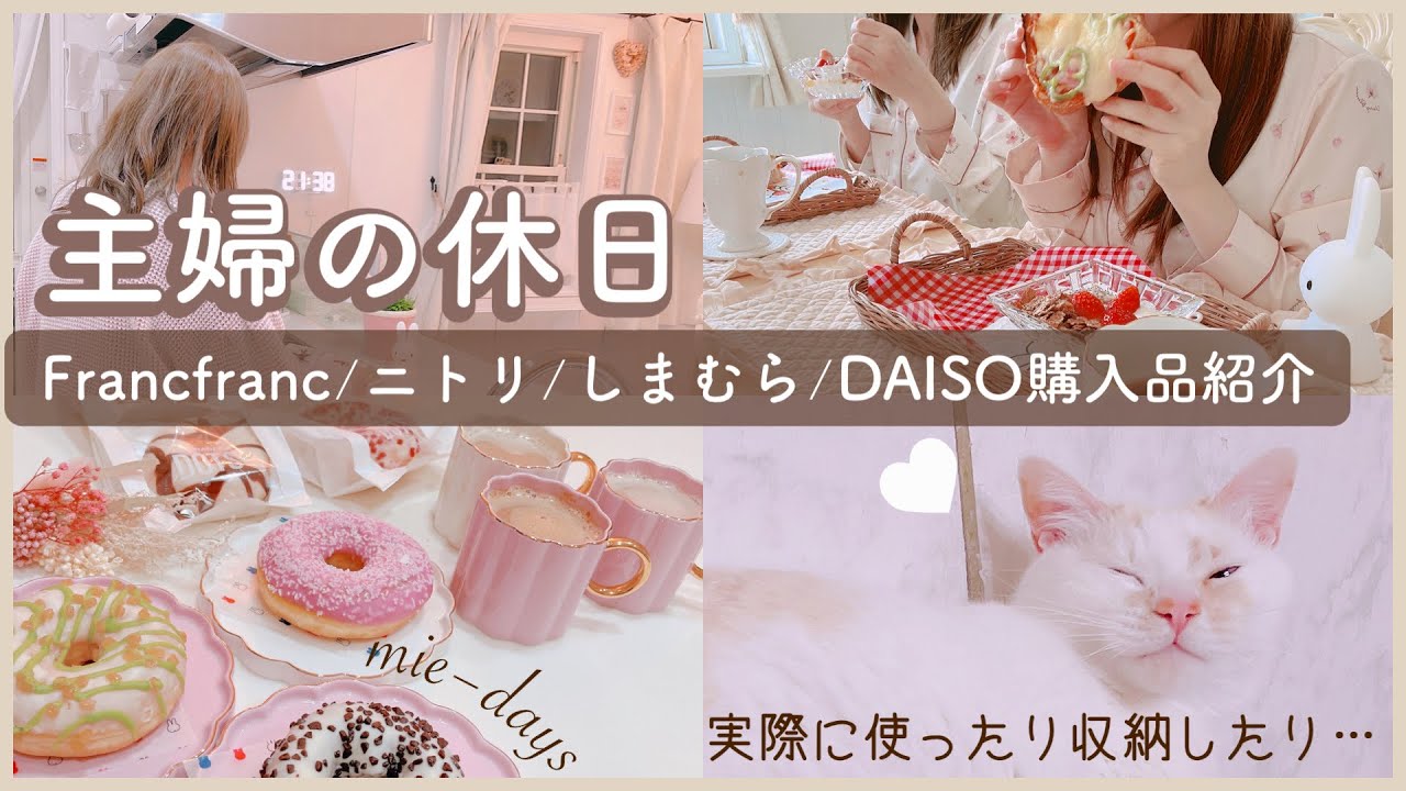 96.[vlog]主婦の休日/購入したものを実際に使ったり、収納したり…／ときどき猫♡