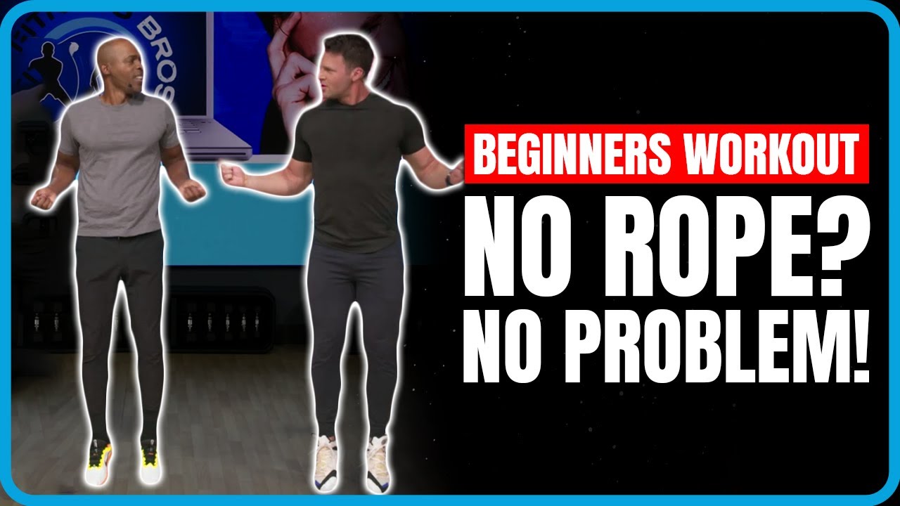 How to Do a Phantom Rope Jump for Beginners | No Equipment Workout | Fun Fitness Bros