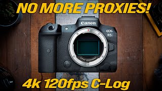 No MORE PROXIES! EDIT Canon EOS R5 4K 120fps 10 bit C-Log in Realtime!