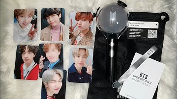 Unboxing BTS  Army Bomb Map of the Soul Special Edition + How to Connect to Bluetooth