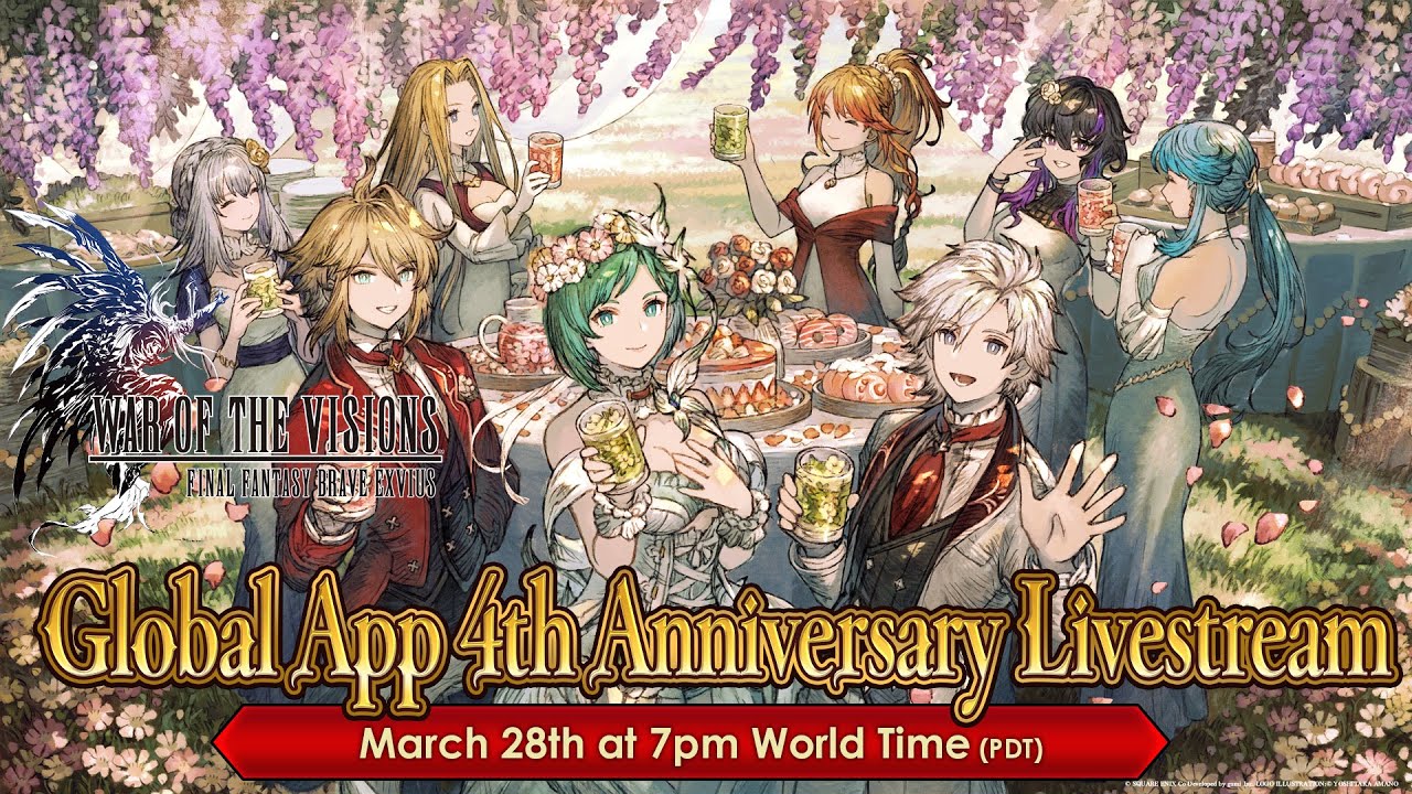 WOTV FFBE Global App 4th Anniversary Livestream (Updates#33)
