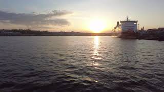 SUOMENLINNA - HELSINKI. M/S Viking Mariella last day in the port of Helsinki.