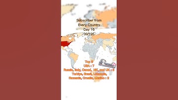 Subscriber From Every Country | Day 16