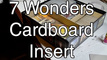 7 Wonders Custom Cardboard Insert