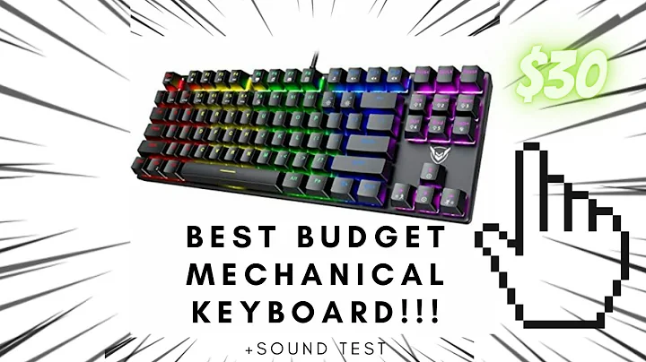 THIS MECHANICAL KEYBOARD IS ONLY $20!!! BEST BUDGET KEYBOARD