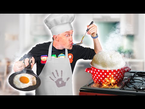 24 ЧАСА НА КУХНЕ ! ЧТО здесь ДЕЛАТЬ СТОЛЬКО ВРЕМЕНИ ?! Картонка ВЛОГ и ЧЕЛЛЕНДЖ два в одном