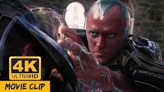 Vision All Fight Scenes - 4K Ultra Hd
