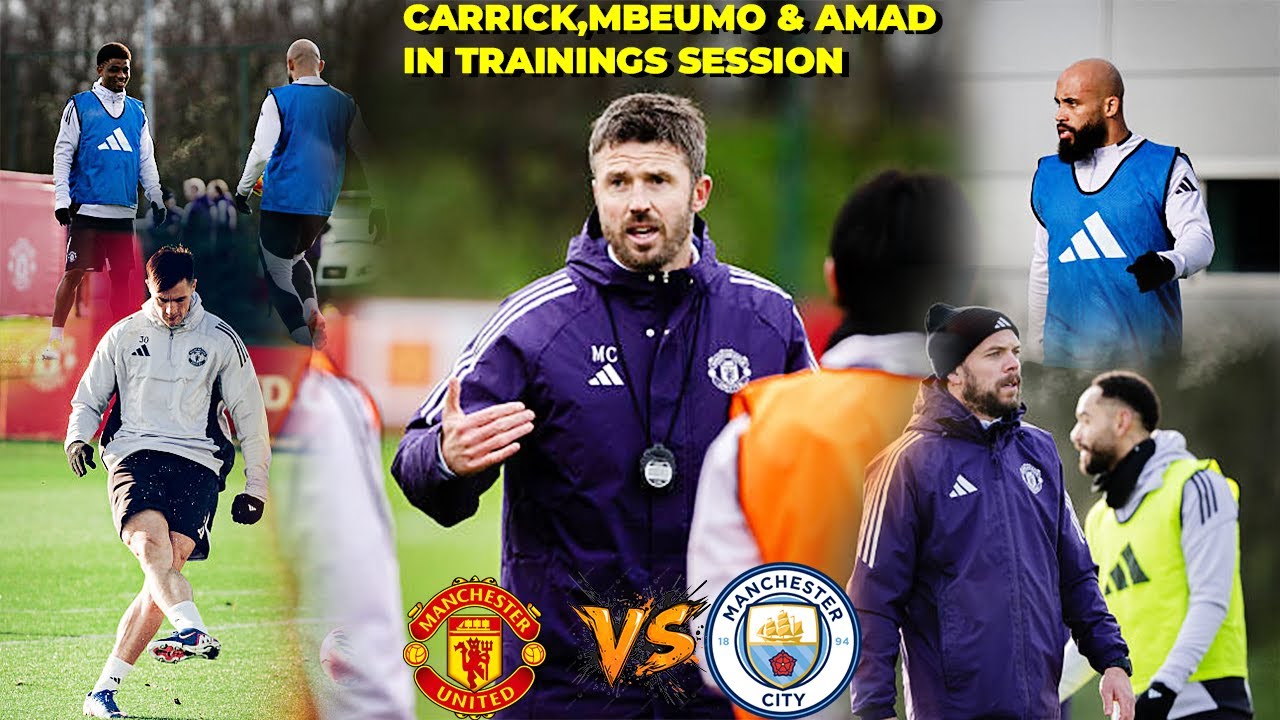 OMG😱Sesko, Carrick, Mbeumo, Amad...!🔥Man United Training News Ahead Of Man City Clash 