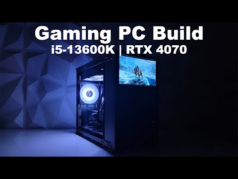 Gaming PC Build 2023 | JONSBO D31 | RTX 4070 FE | i5-13600K | iCUE H100i ELITE |