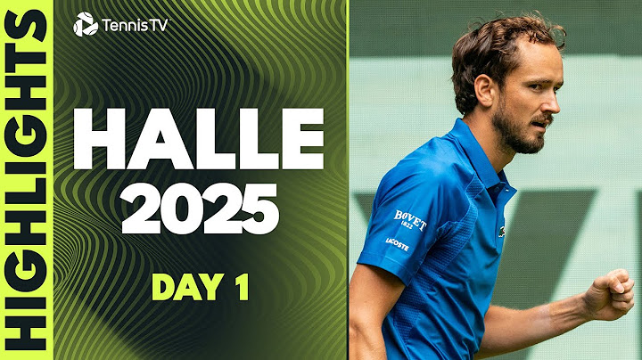 Medvedev Takes On Altmaier; Tsitsipas, Bublik & More | Halle 2025 Day 1 Highlights