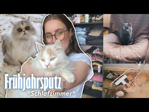 Frühjahrsputz 🌸 | Teil 3: Schlafzimmer voller Katzenhaare | 🫧 DEEP CLEAN ● clean with me