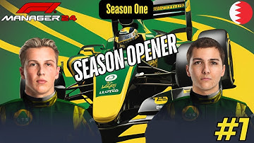 F1 MANAGER 2024 TEAM LOTUS EPISODE 1 | Season Opener | BAHRAIN
