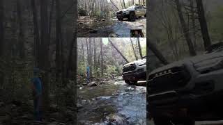 Unplanned creek crossing!