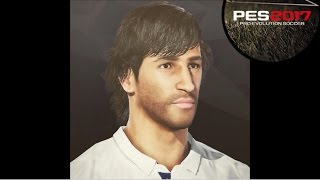 Raul Gonzalez - Face Build & STATS for PES 2017 - PS4 - Classic Real Madrid