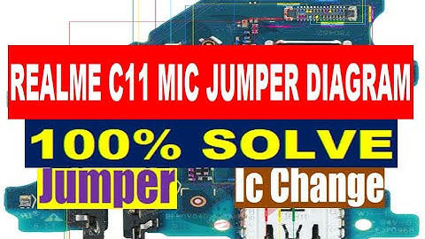 Realme C11 Mic IC Jumper Diagram | Mic IC Replacement | Mic Jumper Solution