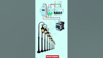 Digital Timer Switch For Street lights Control Circuit Diagram #shots