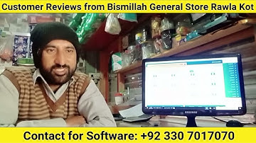 Customer Using KeyPOS POS System | Honest Video Review  | General store Pos +923307017070