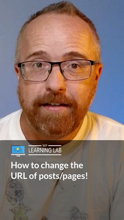Change Page Or Post Url In Wordpress - YouTube