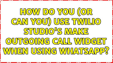 How do you (or can you) use Twilio Studio