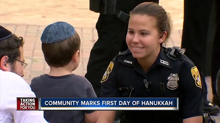 Community marks first day of Hanukkah