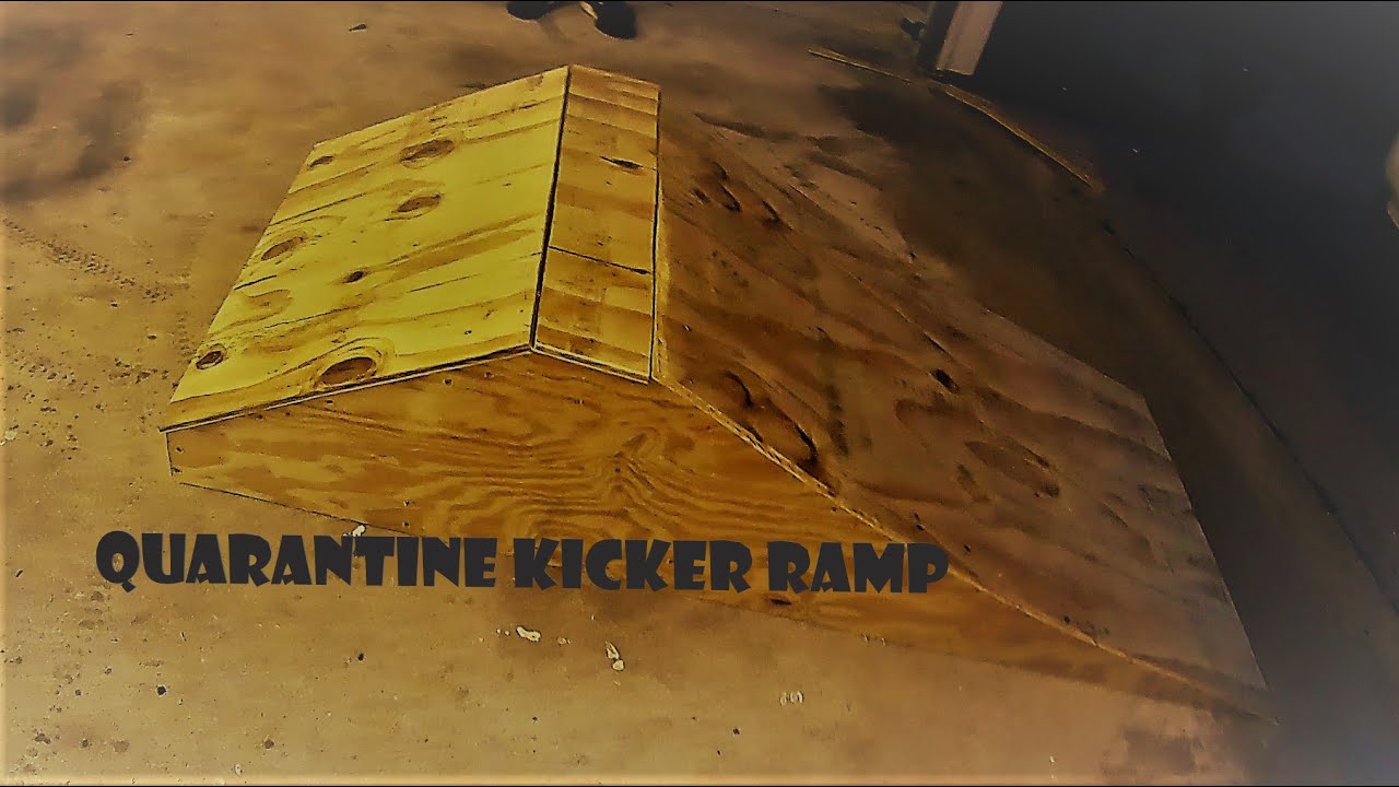BMX/MTB Kicker Ramp Build YouTube
