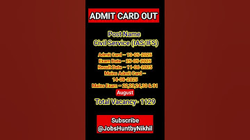 UPSC CSE Mains Admit Card 2025 Out  🔥 | UPSC CSE Mains Exam #upsc #upsccse #upscexam #generalstudies