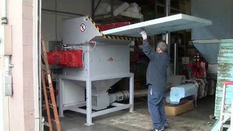 Styrofoam Compression and Densifing System by HEGER