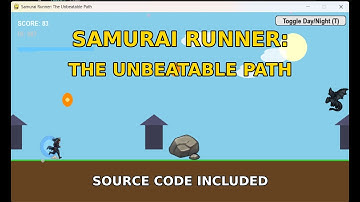 Samurai Runner: The Unbeatable Path – My Custom Pygame Samurai Game!