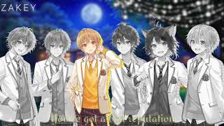 Nightcore~HOOKED~(LYRICS) (SWITCHING VOCALS)