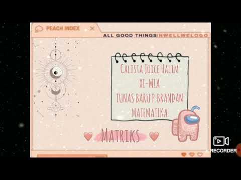 Matematika Matriks - Calista Joice Halim