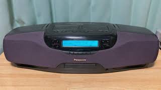 Panasonic　ＣＤ　Ｗラジカセ　RX-DT901　バブルラジカセ