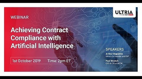 Achieving Contract Compliance with Artificial Intelligence
