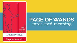 The Page of Wands Tarot Card The Page of Wands Tarot Card