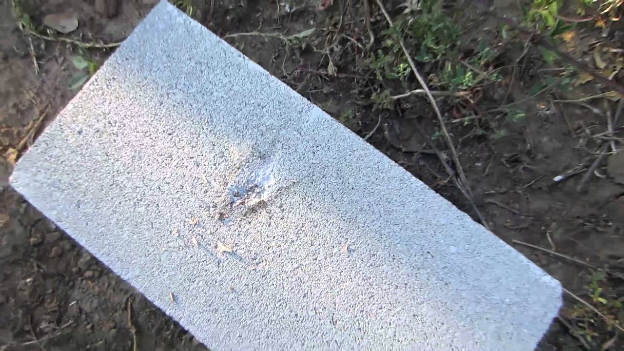 Ballistic penetration in cement