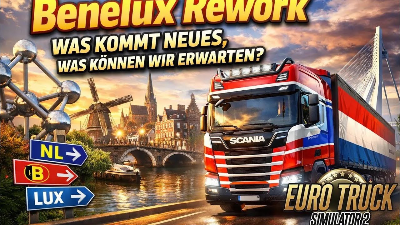 Benelux Rework, was kommt neues, was können wir erwarten Euro Truck Simulator 2