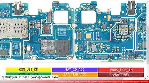 INFINIX HOT 11 2022 X675 Charging Data Problem Ovp ic Bypass Battary Connector BSL ID Problem ways H