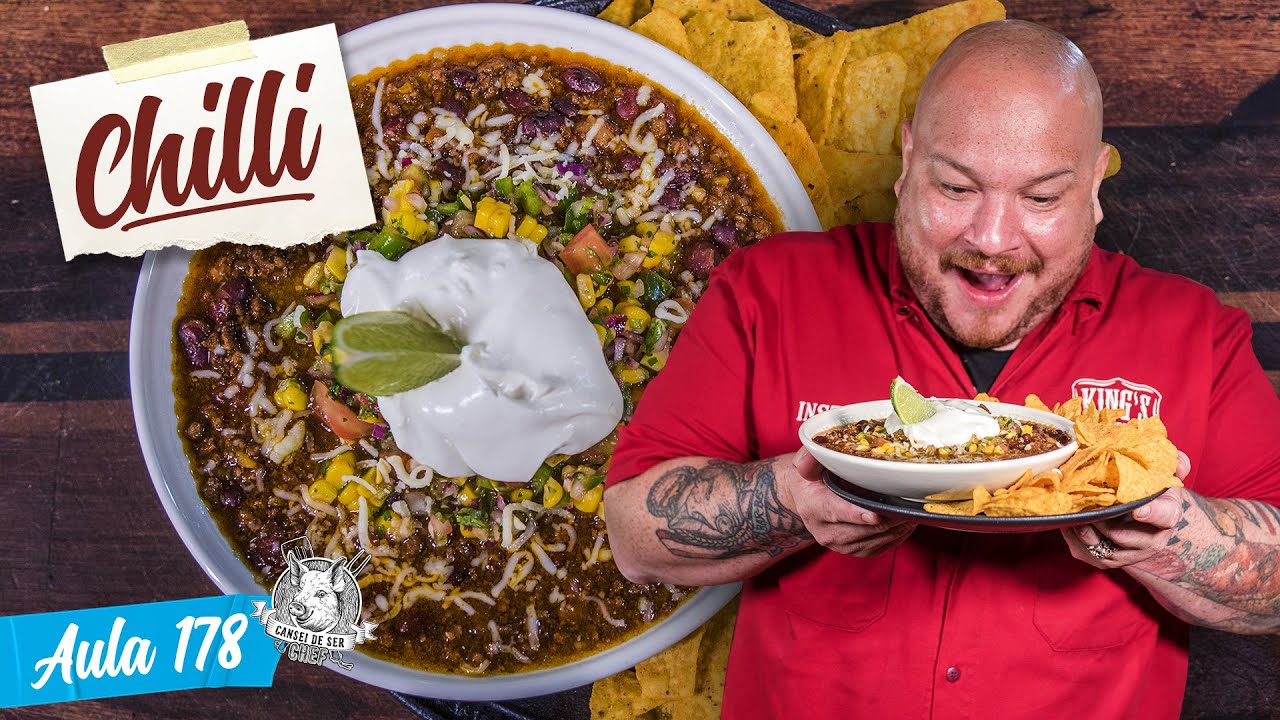Chilli - Como fazer Chilli com Carne / Cansei de Ser Chef - Aula 178