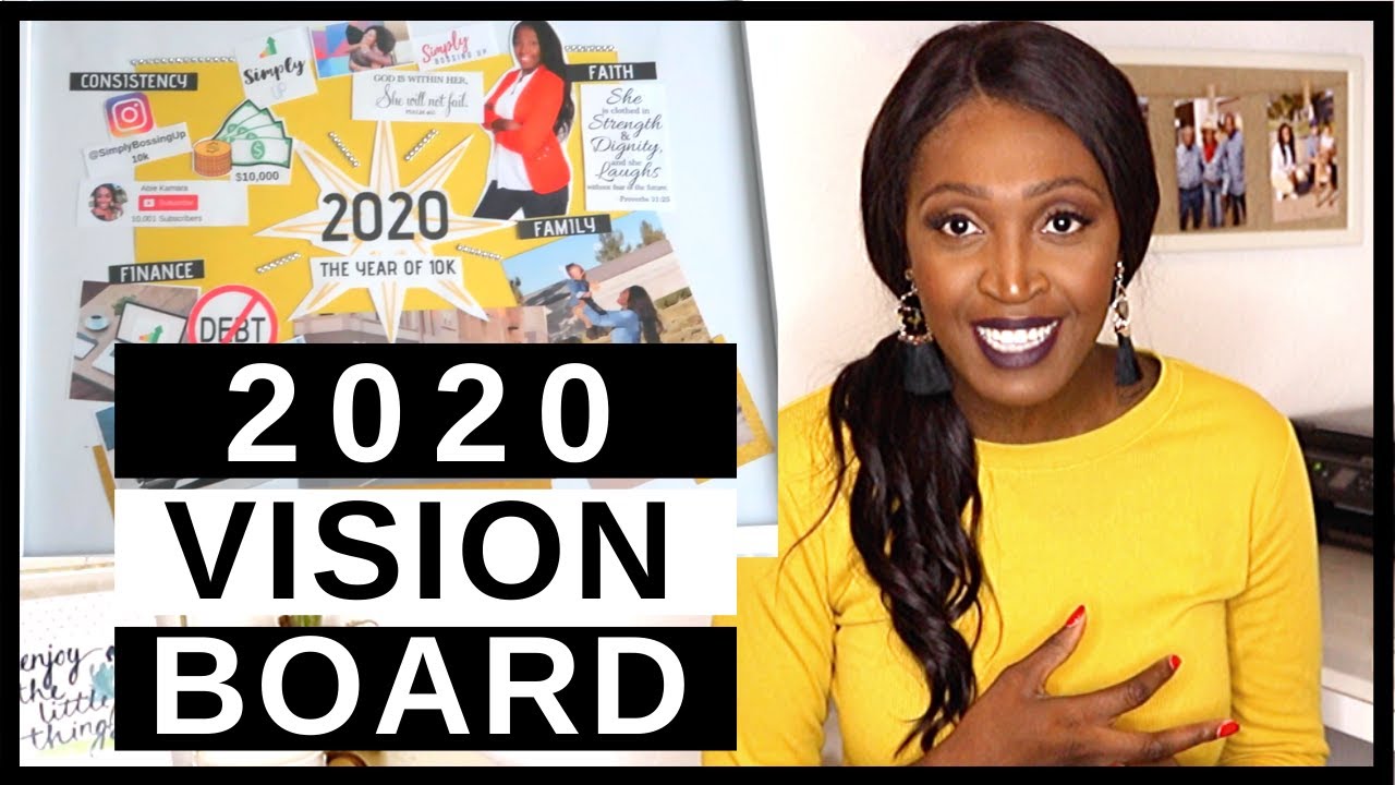 5 WAYS to make your 2020 VISION BOARD | Vision Board Examples - YouTube